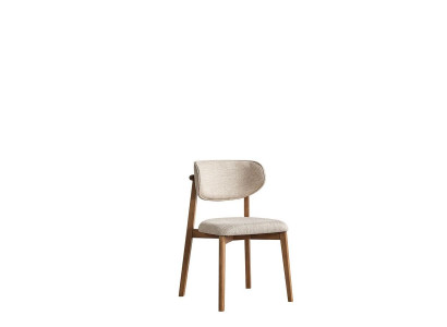 Chic comfortable dining chair in beige made from quality wood Exclusive